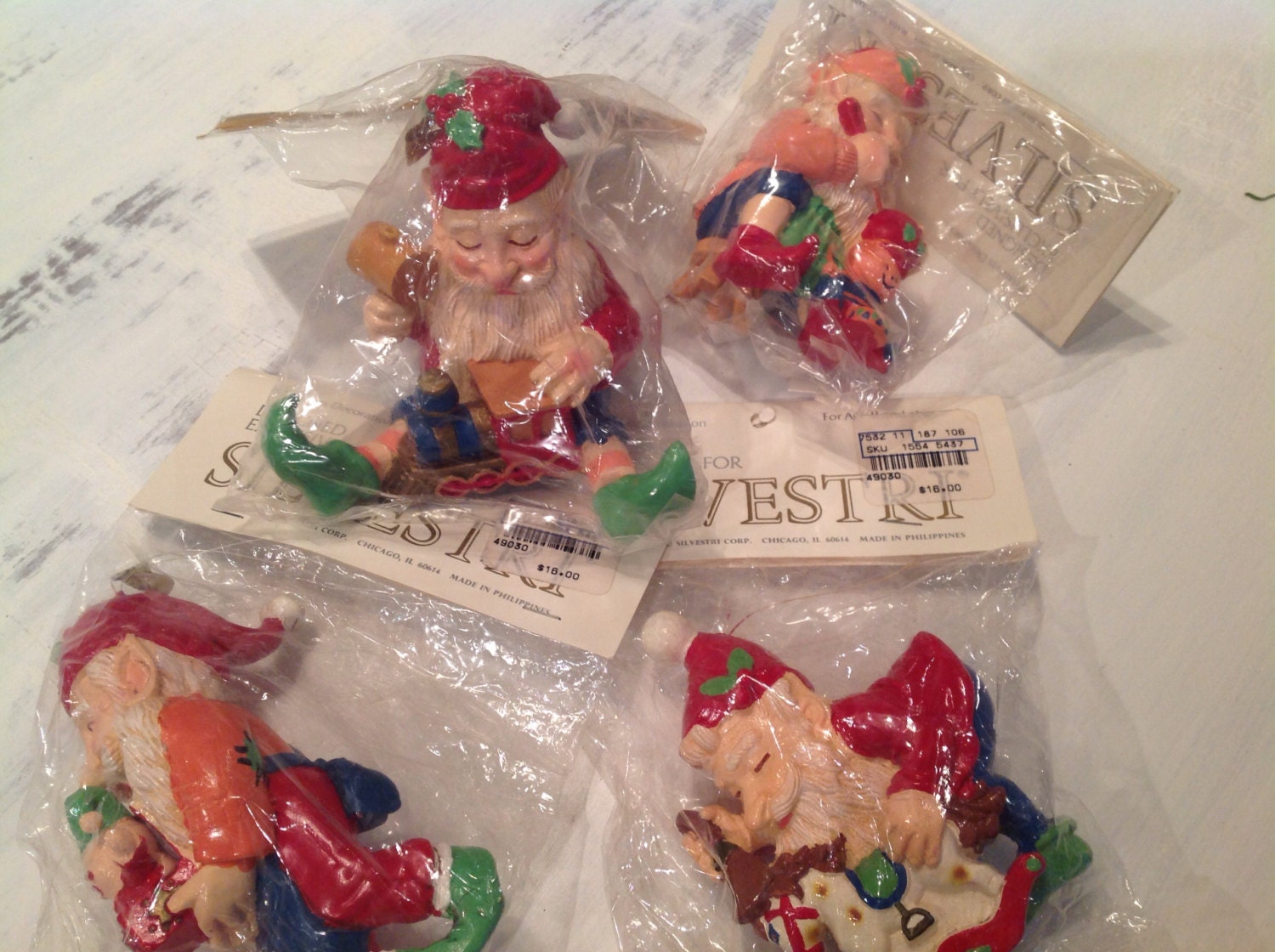 silvestri elves vintage christmas ornaments new old stock silvestri elves vintage christmas ornaments new old stock