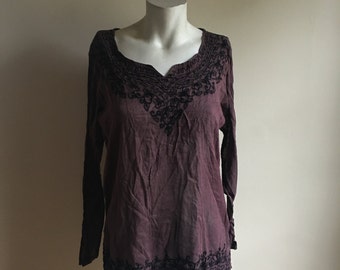 vintage. Anna Sui for Anthropologie Black by ELVintageBoutique