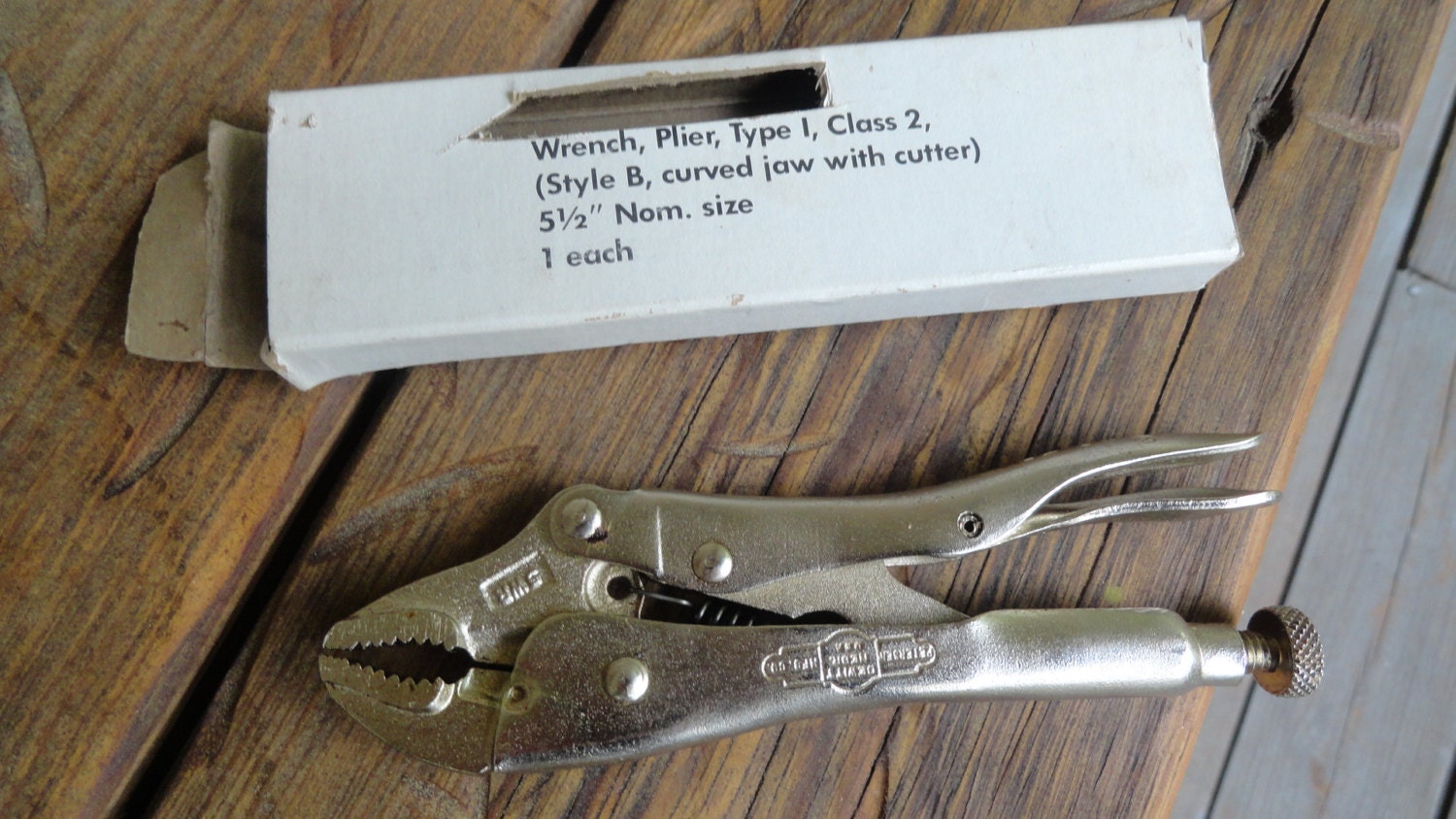Vintage Wrench/Pliers Vise Grip with cutter
