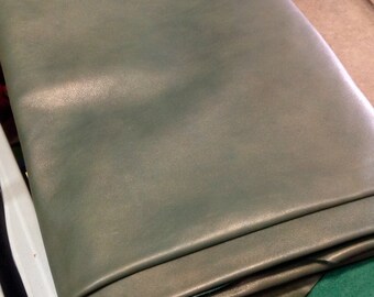 P2. Reserved for Prince John Green with Gold Star Dust Leather Cowhide