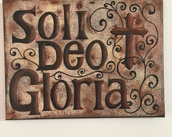 Soli deo gloria | Etsy