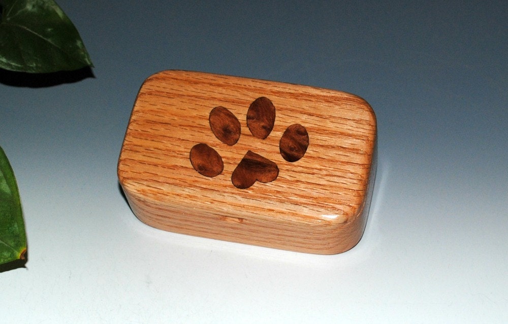 paw print box | Burlwoodbox