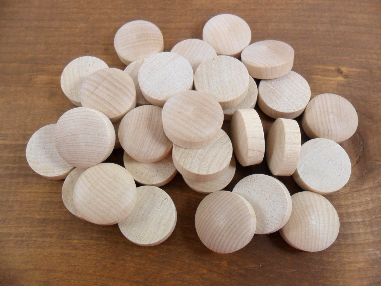 Wood Button Plugs Fits 1 Screw Hole 1 x