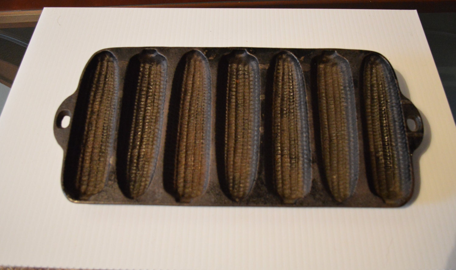 Vintage Cast Iron Pan For Cornbread Corn Cob Shape Wagner Ware