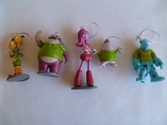 disney pixar monsters inc christmas ornaments set of 5 disney pixar monsters inc christmas ornaments set of 5