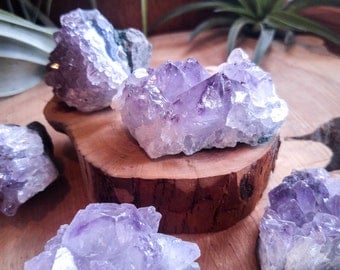 Amethyst Quartz Crystal Druse Cluster - AMAZING Terrarium or Fairy Garden Accent! DIY Terrarium Supplies, Rocks and Minerals