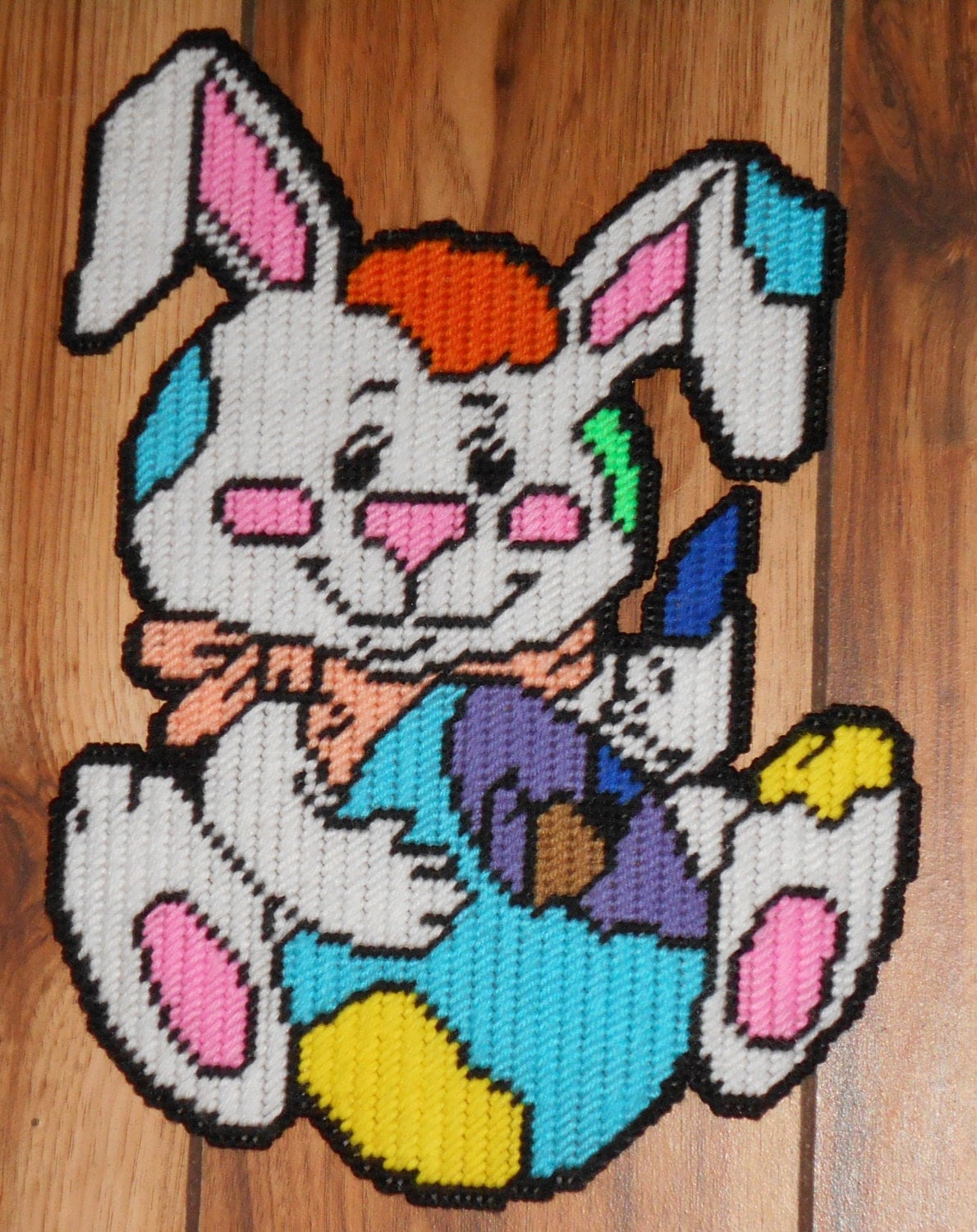Decorating Easter Bunny Plastic Canvas Pattern