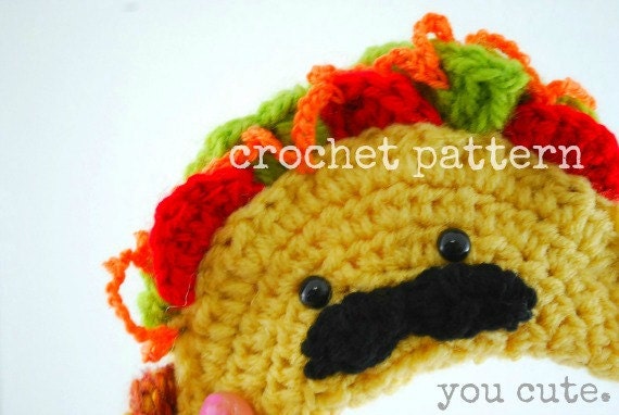 Crochet Pattern Amigurumi Taco