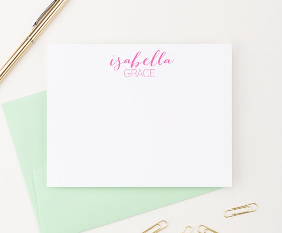 Personalized Stationery // Calligraphy Stationary