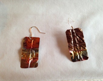 Copper Dangles, earrings, dangle, copper