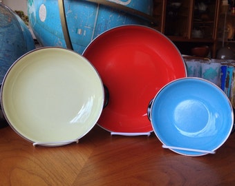 Mid Century Enamel Pan Set B&M Douro