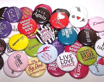 Pin Back & Magnet Button Party Favors and by DistinctDesignsUnltd