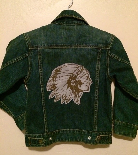 Iconic Native American Indian Chief image patch on by ReEnhabit