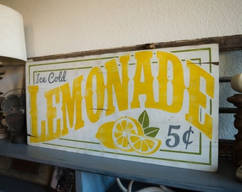 Lemonade sign | Etsy