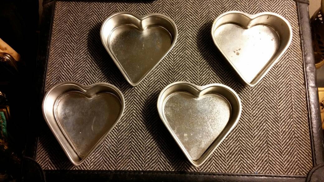 Cake Tins Heart Shaped Cake Tin Mini Cake Tins Set of 4