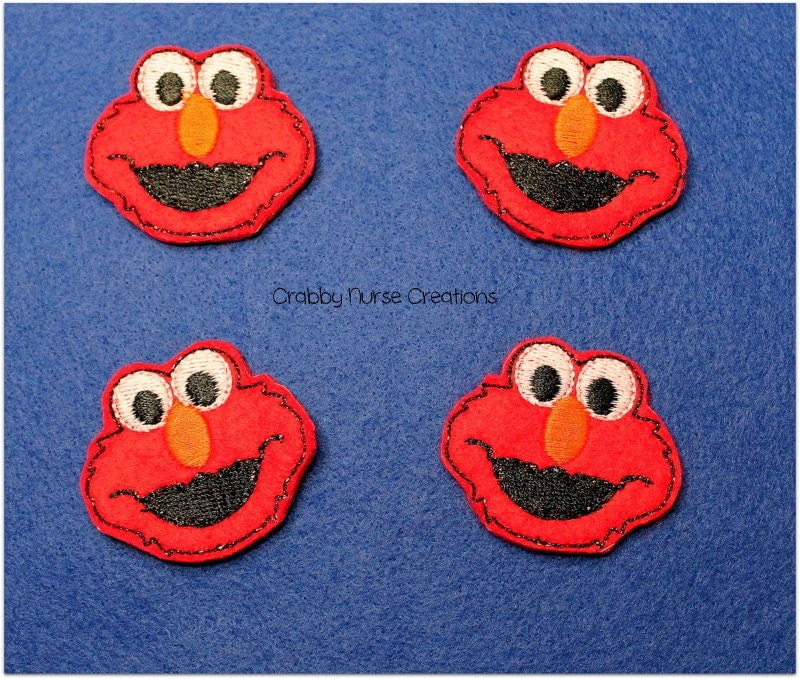 Elmo Felties Set of 4