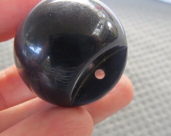 Large Vintage Lucite Moonglow Ball Button, Plastic Vintage Button, Ball Button
