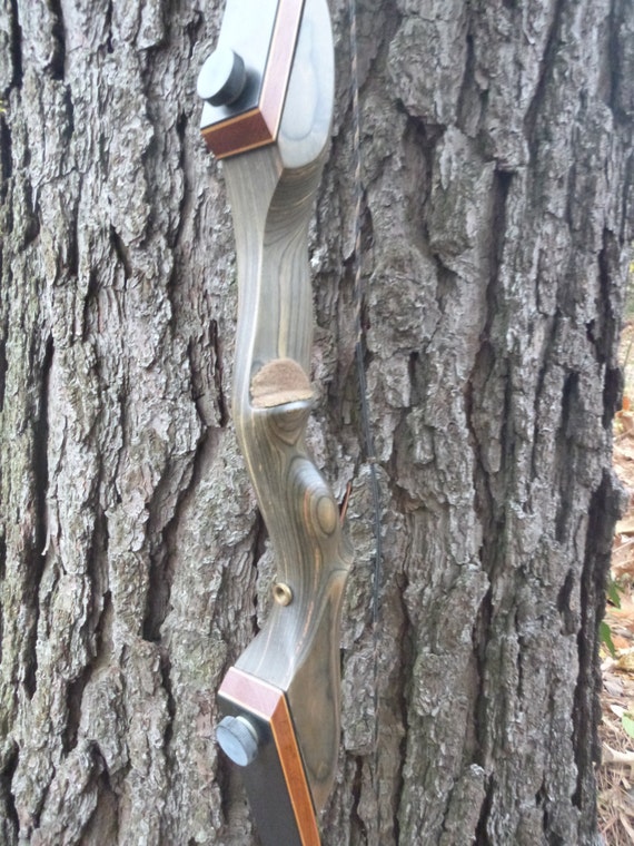 Wing Takedown Recurve bow 50lb at 28 by WarpathArchery on Etsy