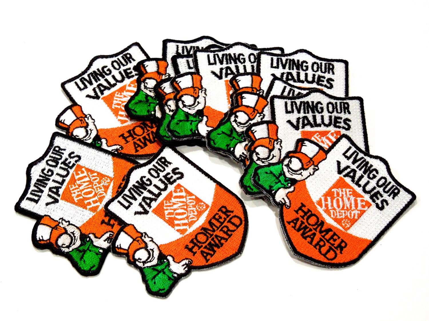 SUPPLY: 10 Home Depot Patches Costume Patches Iron On