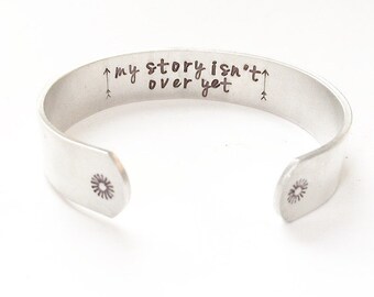 Semicolon Bracelet. Semicolon jewelry. My story isn't over yet