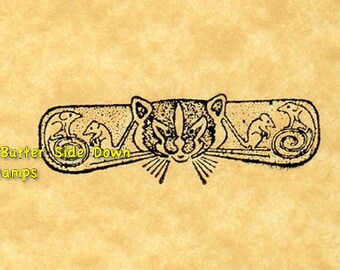 Cynthia Moth Rubber Stamp by ButterSideDownStamps on Etsy