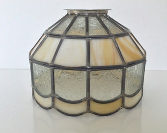 Tiffany Style Stain Glass Lamp Shade, Leaded Stain Glass Lamp Shade ... Shade Only