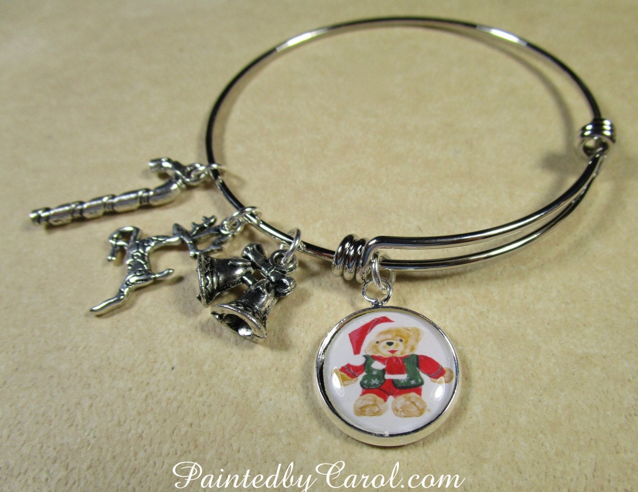Christmas Bangle Bracelet Christmas Bracelet Christmas