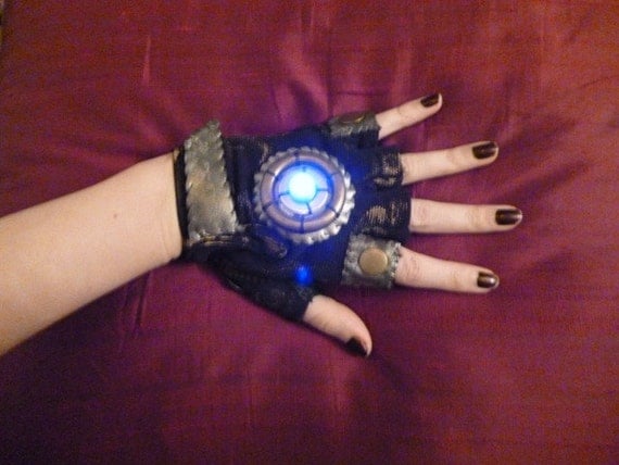 MENS "Blade Runner"- Moonhoar Monster Glove- Steampunk, Sci Fi, Mad Max, Comic Con, Burning Man, Dragon Con, Wasteland Weekend, Star Wars by Moonhoar steampunk buy now online