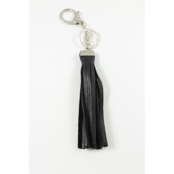 Fringe tassel leather key chain tassel leather key chain