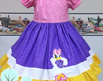 Daisy Duck Costume, Peasant Style, School Play, Pretend, Dress-up, Photo Shoot, Birthday Party, Recital, Disney Vacation