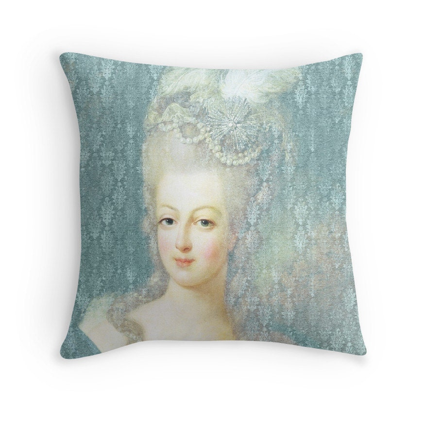 Marie-Antoinette Throw Pillow Marie Antoinette decor by RubyandB
