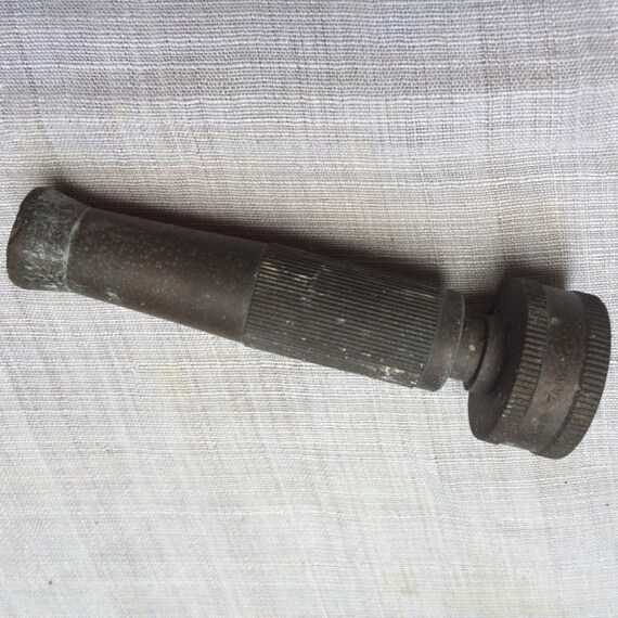 Vintage Brass Garden Hose Nozzle Vintage Garden Hose Nozzle