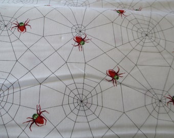 Eric Carle The Very Series Cotton Fabric with spiders and webs 1 yard