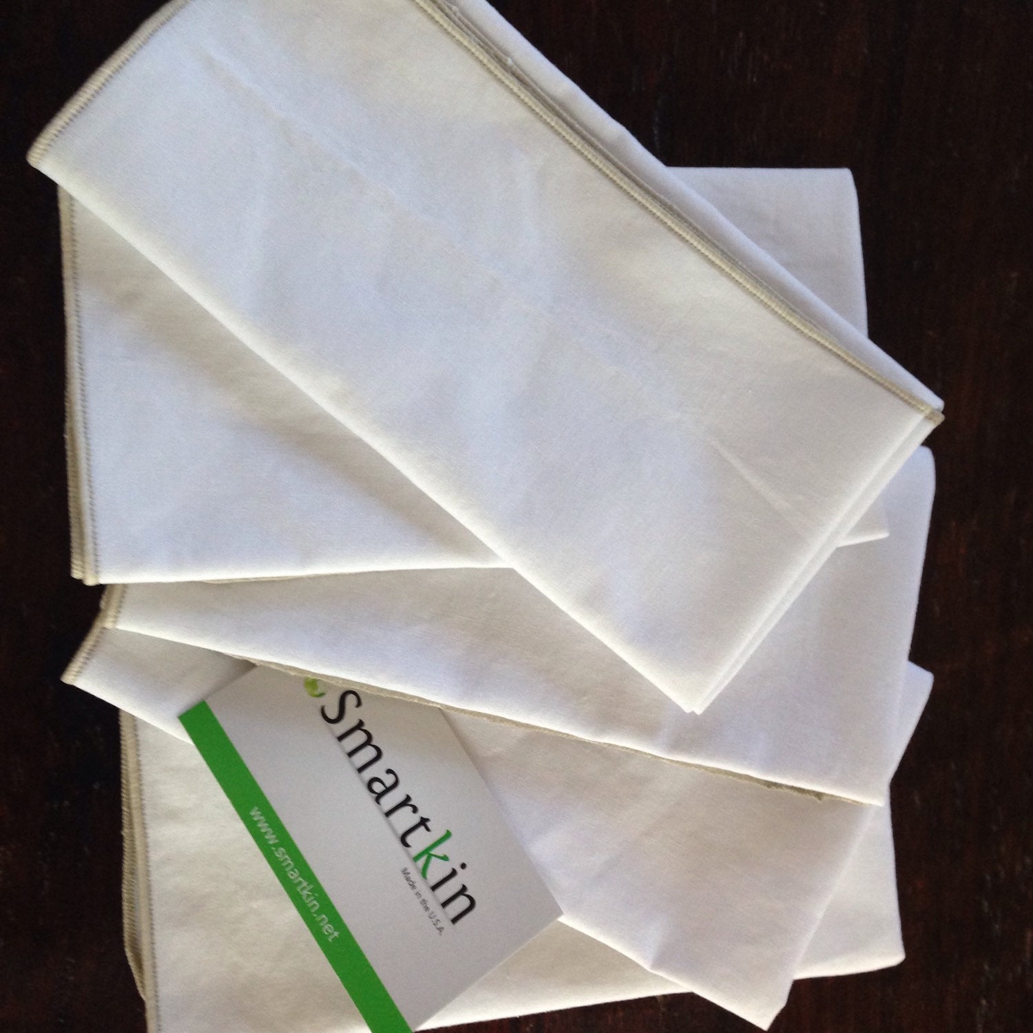 White Cloth Napkin Bigger Size by Smartkin