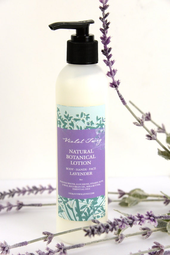 Lavender Lotion Natural Body Lotion Lavender Body Lotion