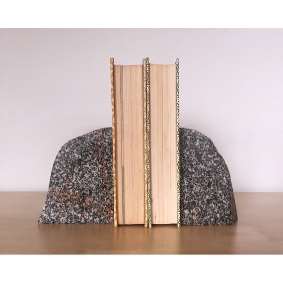 Raw Granite Bookends