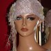 Flapper Hat Cloche 1920 style Personalized Lace Headdress Millinery ArtWork