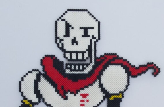 Items Similar To Undertale Papyrus Bead Sprite Pixel Art On Etsy