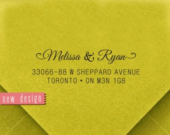 CUSTOM address STAMP from USA, Pre Inked stamp, Self Inking Stamp, rsvp stamp, Return Address Stamp with proof, Custom Wedding Stamp rb5-18
