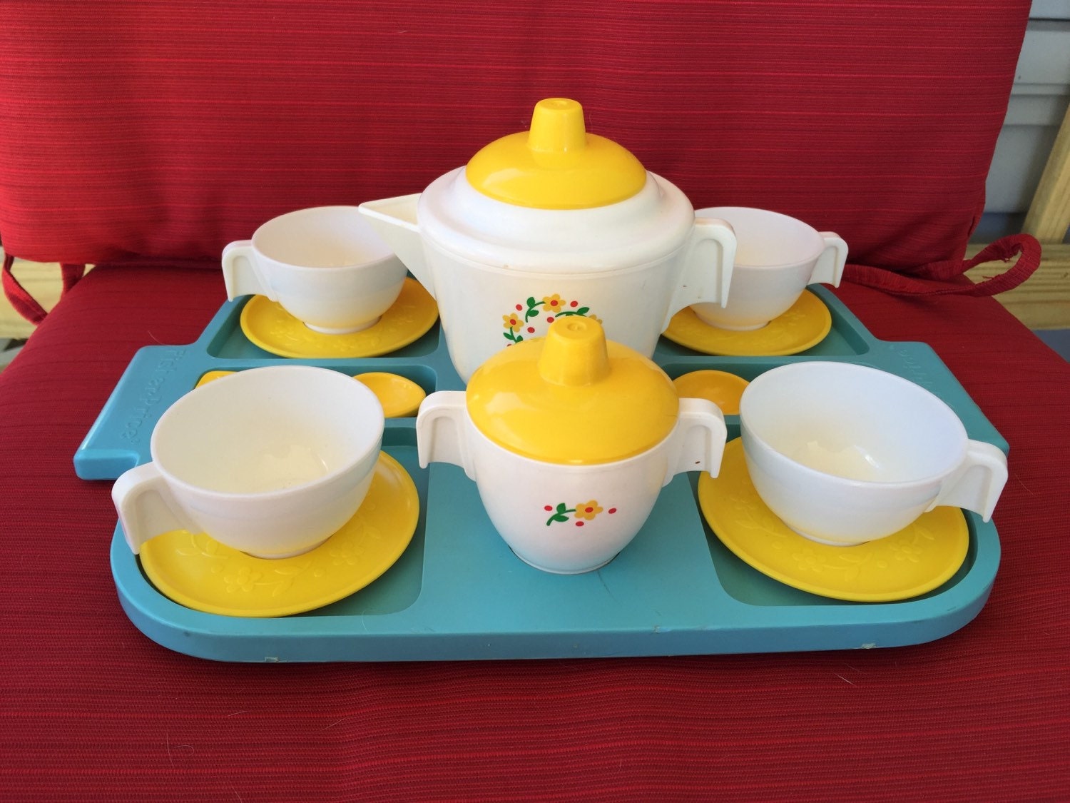 fisher price tea pot set