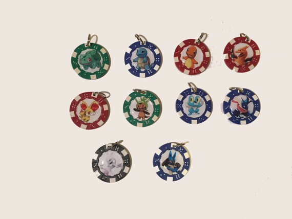 Pokemon Poker Chip Charm