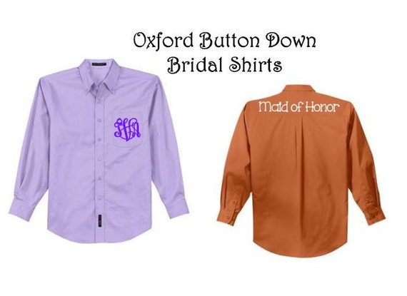 bridal party button up shirts