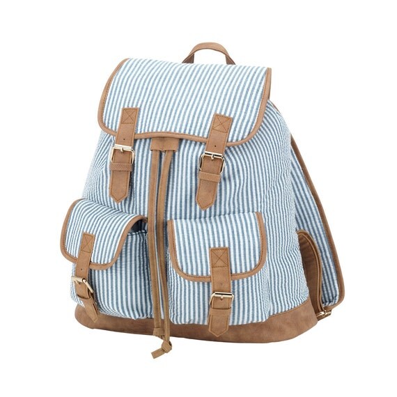 Items similar to Monogram Backpack. Personalized Backpack with name, 3 ...