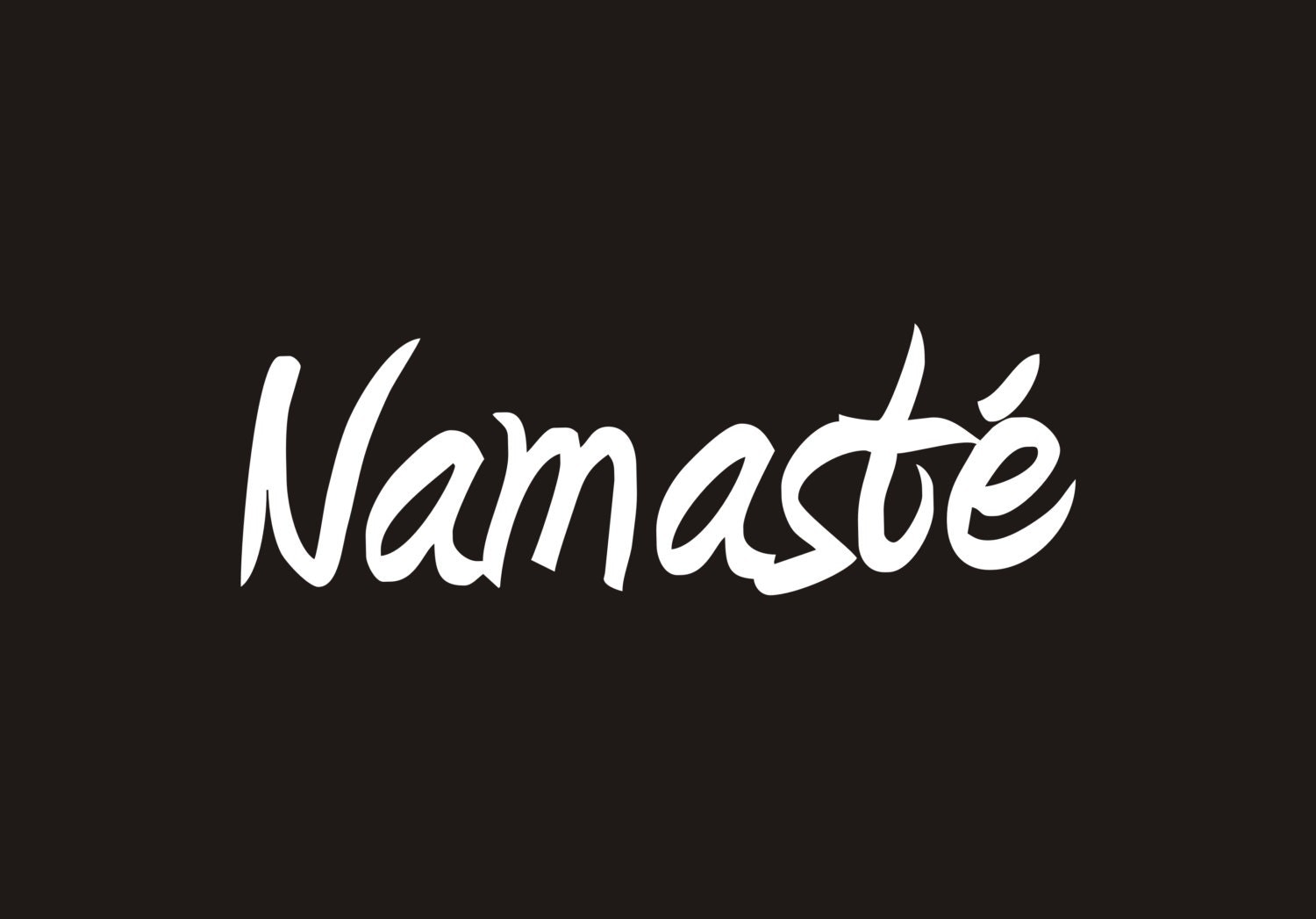 Namaste vinyl decal, namaste vinyl sticker, namaste sticker, namaste