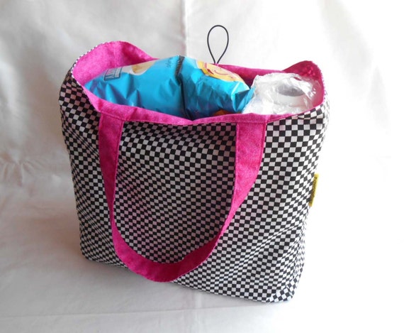 Reusable Grocery Bag Sewing Pattern, Reusable Shopping Bag Pattern, Foldable Market Tote PDF ...