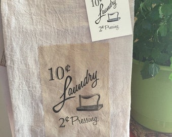 Laundry 100% cotton floursack tea towel