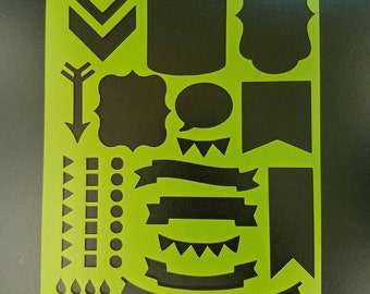 Planner stencil | Etsy