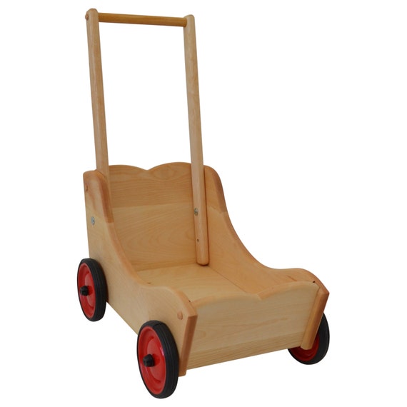 WoodenDoll PramWooden Toy PramHardwood Doll PramDoll