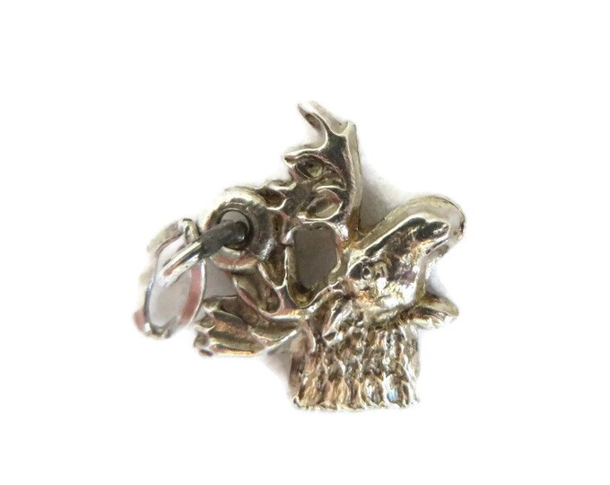 Sterling Silver Bird Charm, Vintage Figural Charm, Starter Charm, Gift idea