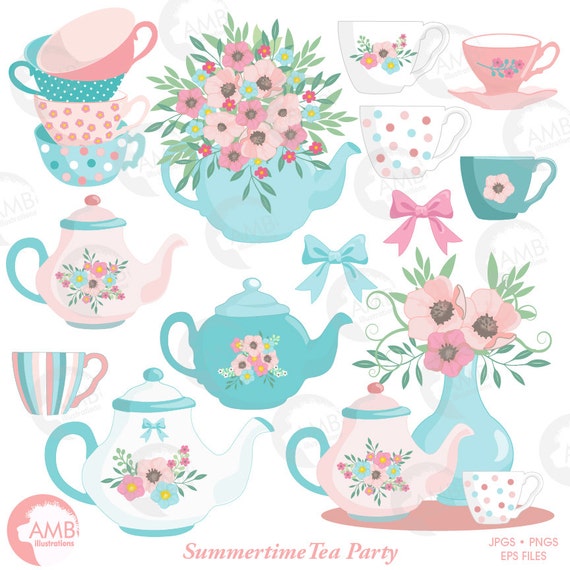 clipart tea party invitation - photo #21